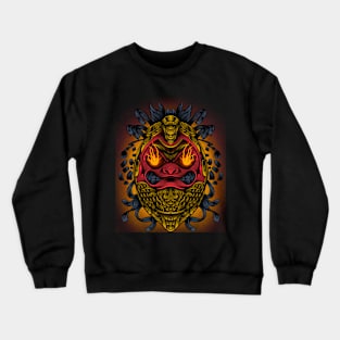 daruma doll anger Crewneck Sweatshirt